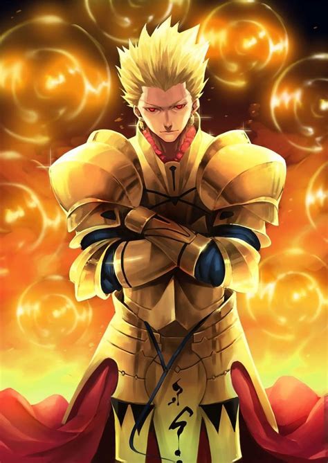 fate gilgamesh anime|gilgamesh from fate stay night.